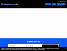 Tablet Screenshot of kalvinapartments.com